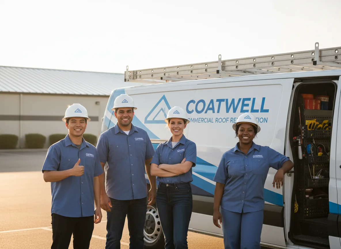 Commercial roof coating company in Thorndale, TX